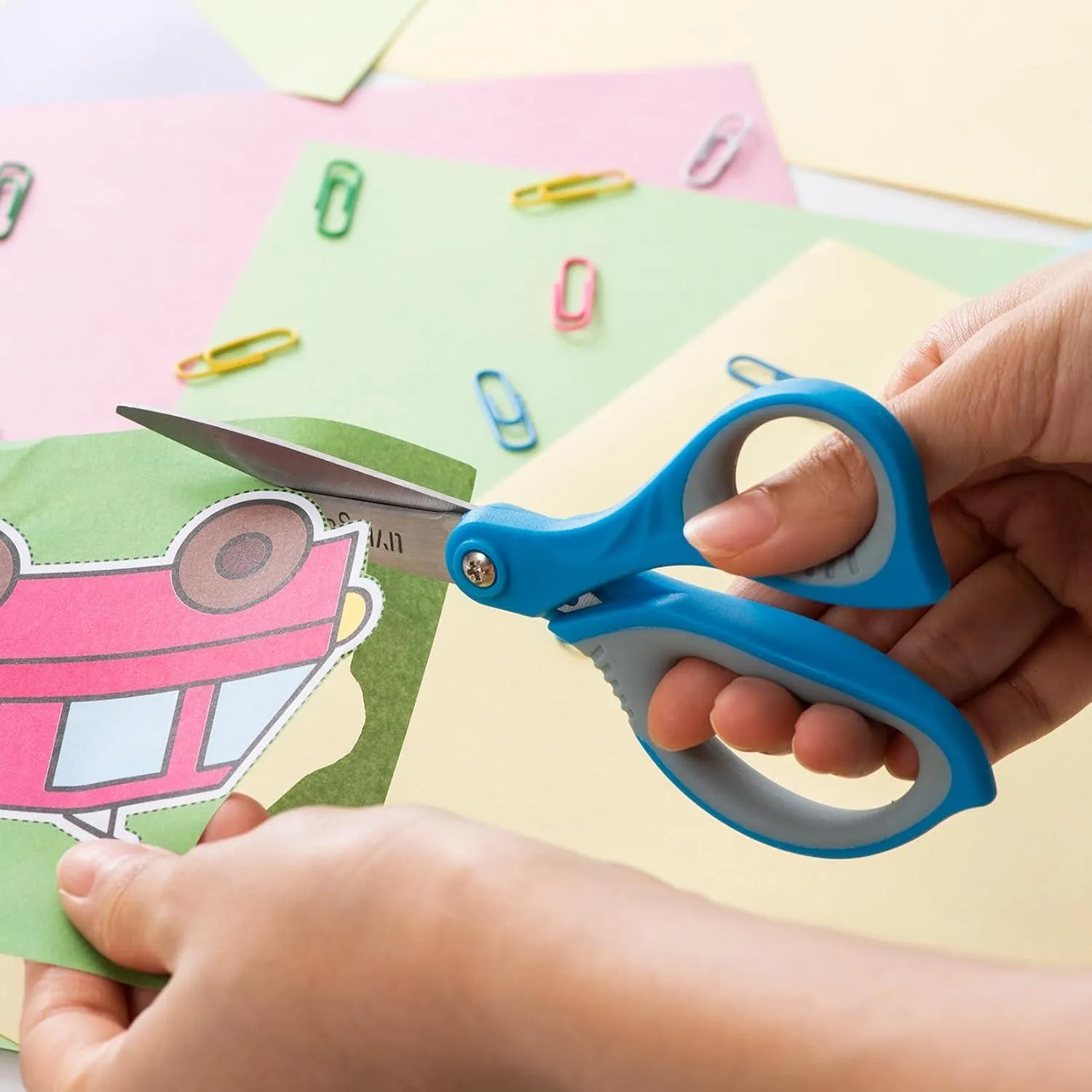 LIVINGO Forbici Scuola Punta Appuntita 7 Pollici 3 Pezzi