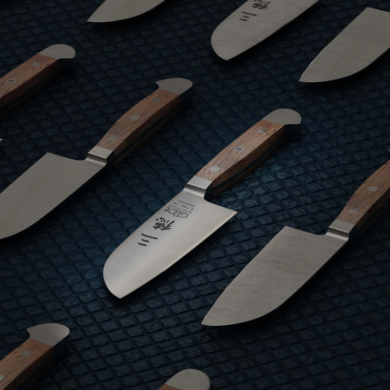 Güde Alpha Fasseiche Santoku coltello 14 cm rovere forgiato