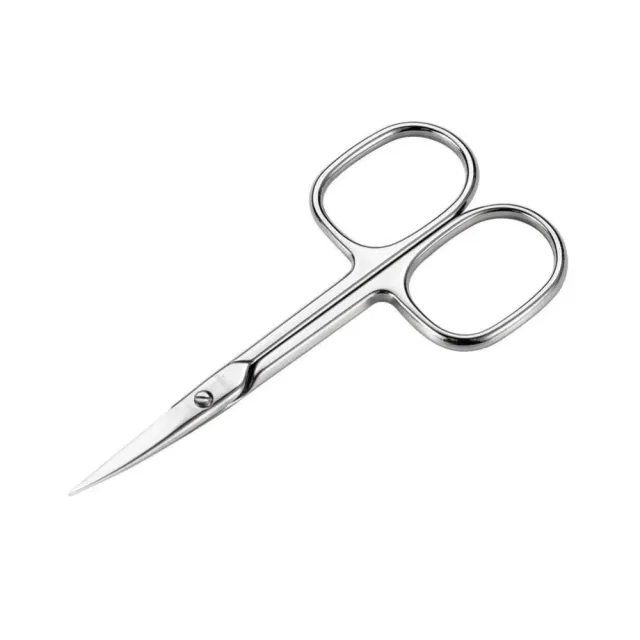 LIVINGO Forbicine Unghie Curve 3,5 Pollici Oro con Astuccio