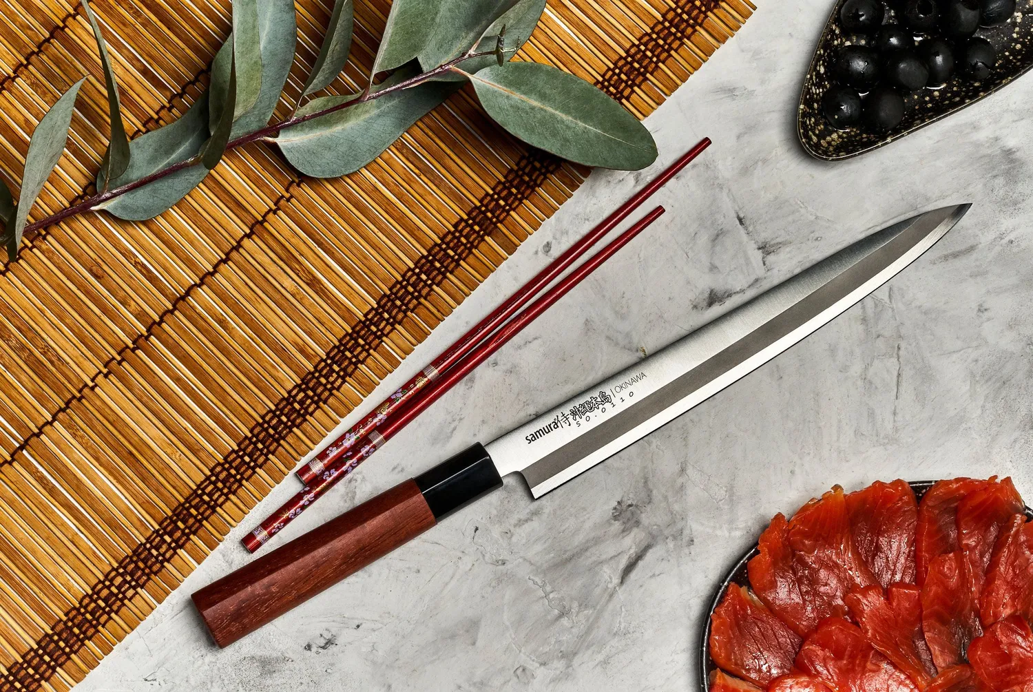 Samura Okinawa SO-0110 coltello yanagiba 240 mm