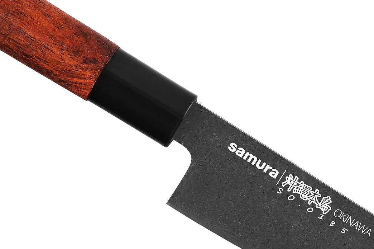 Samura Okinawa Gyuto coltello cucina legno 170 mm