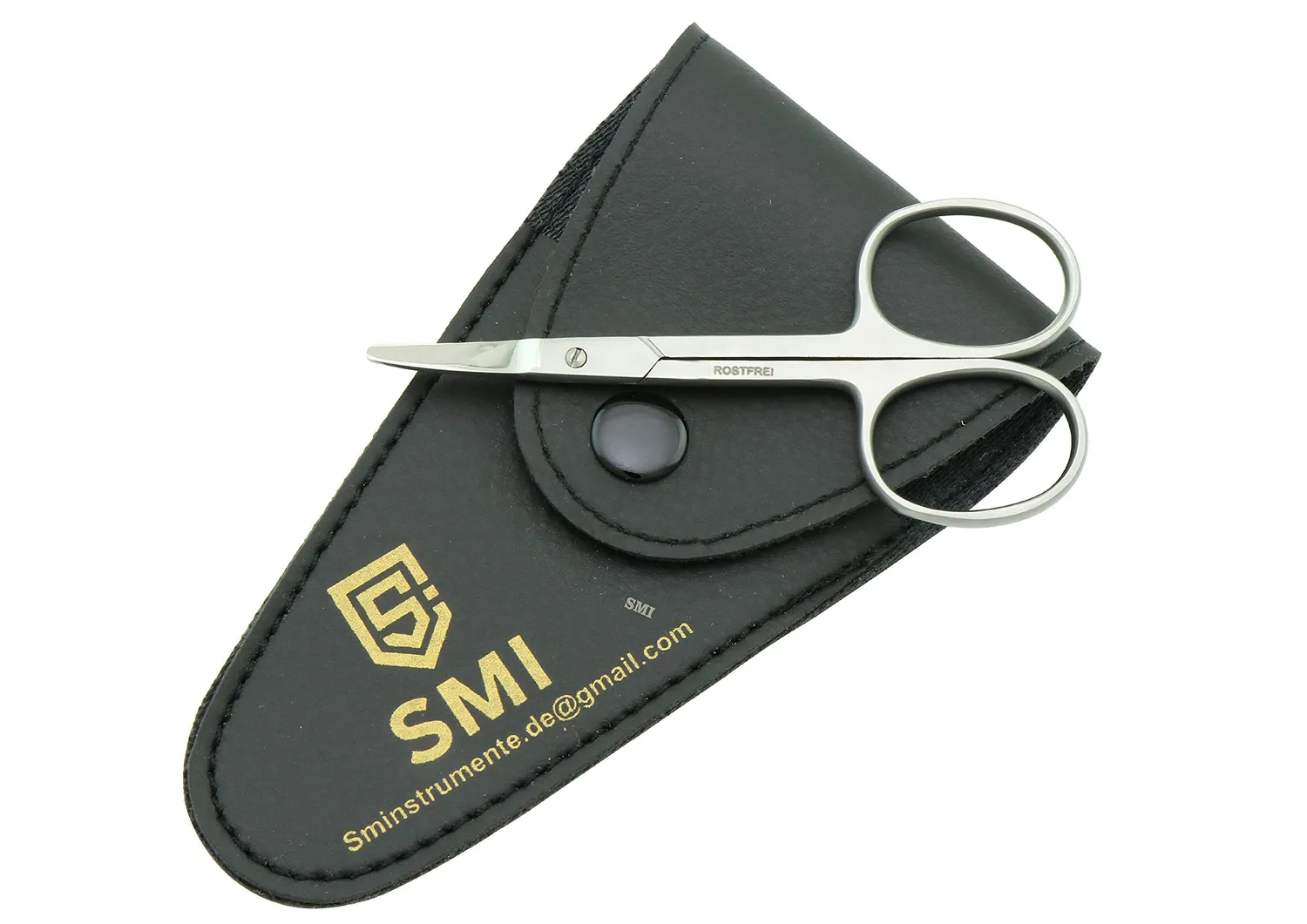 SMI forbicine unghie neonato punta rotonda 3,5 pollici acciaio
