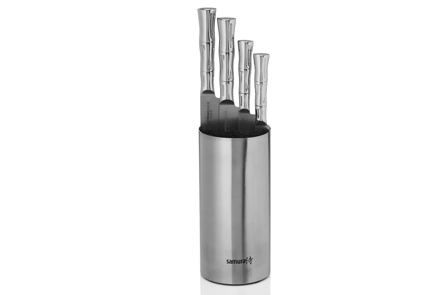 Samura Bamboo set 4 coltelli con supporto AUS-8