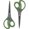 LIVINGO Forbici Ufficio 8" 2 Pezzi Antiaderenti Grigio