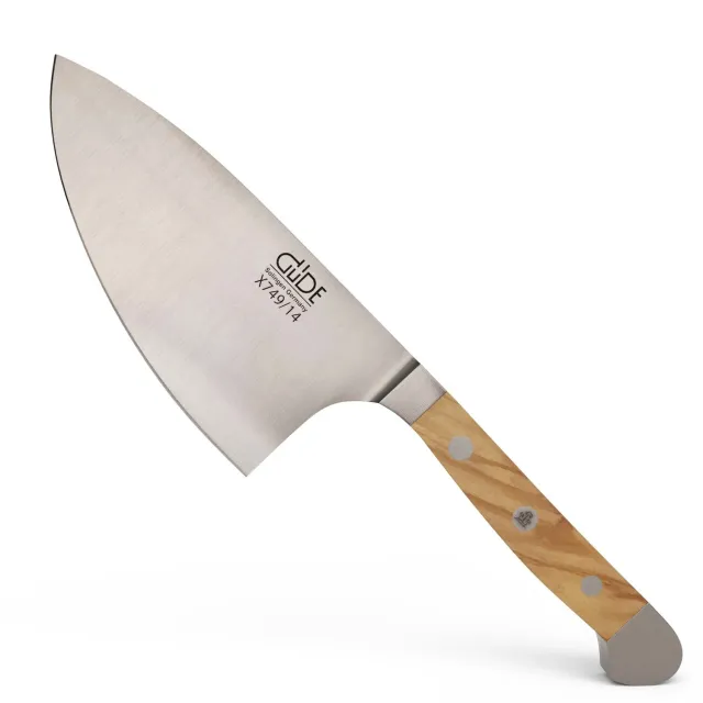 Güde Alpha-Olive Shark coltello erbe 14 cm ulivo