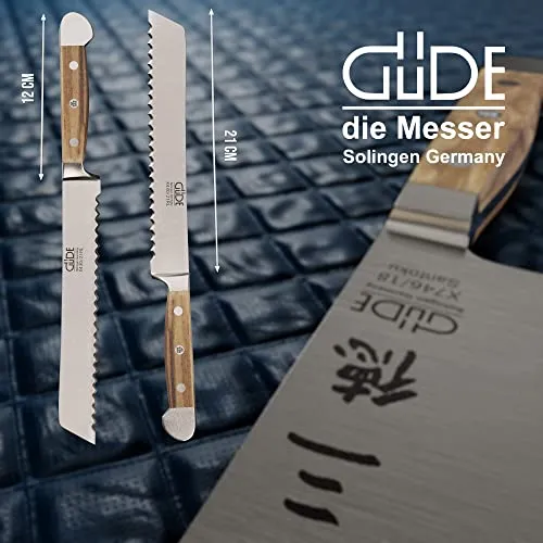 Güde Alpha Olive coltello pane 21 cm ulivo seghettato