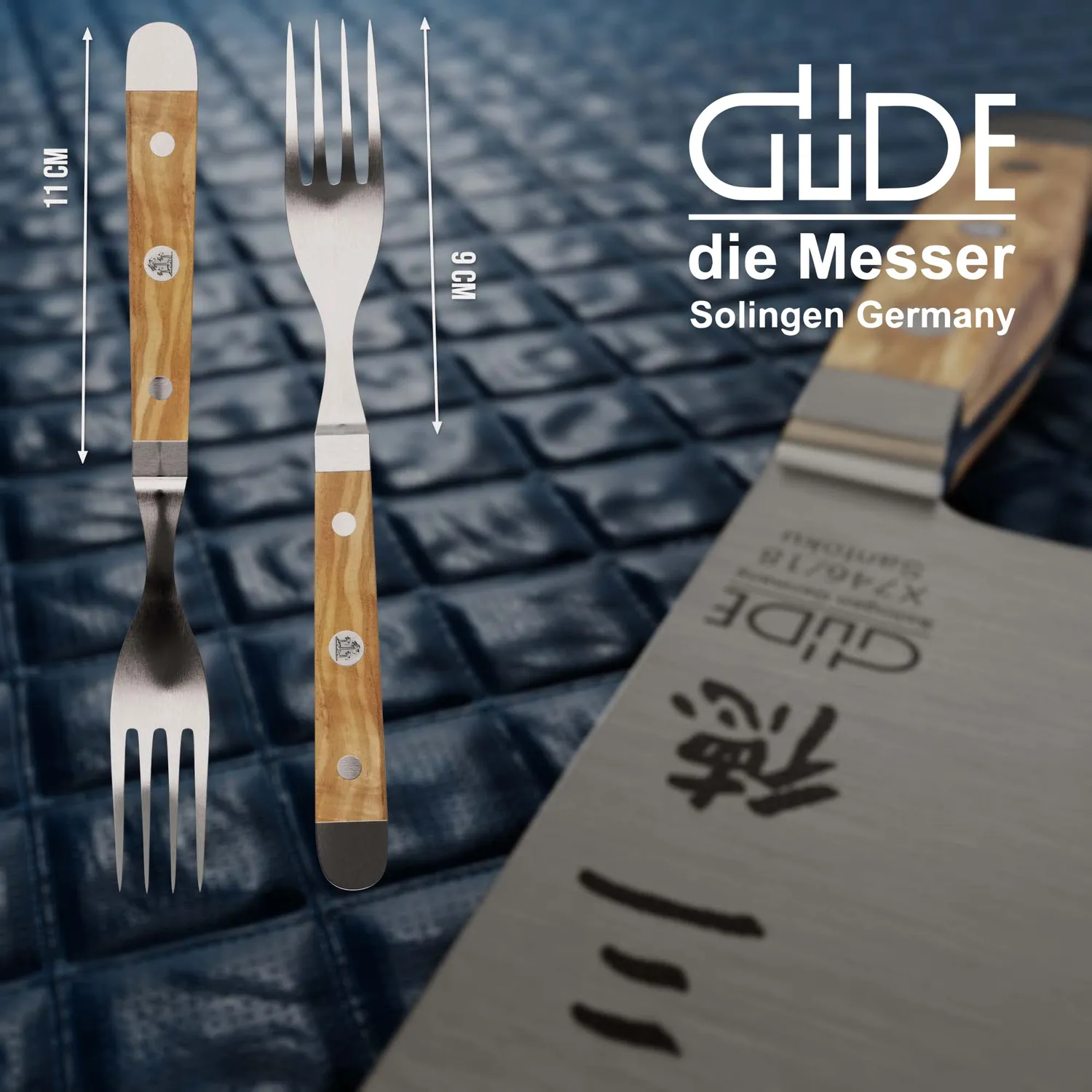 Güde Alpha-Olive X765/21 Coltello Prosciutto 21 cm Ulivo