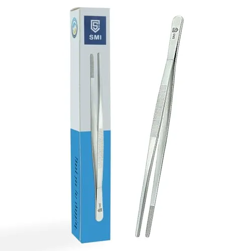 SMI Pinze Cucina Dritte 26 cm Acciaio Inox BBQ