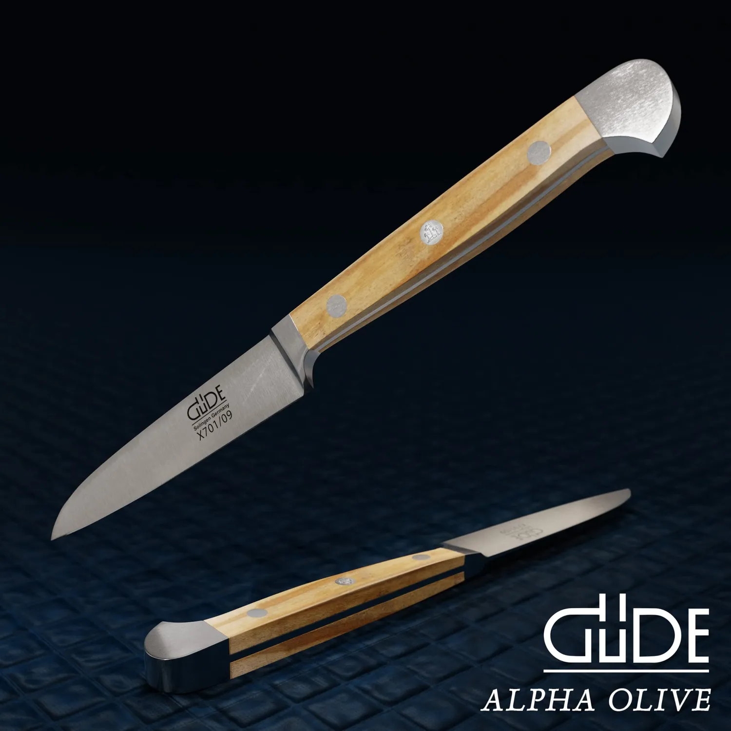 Güde Alpha-Olive Spelucchino 9 cm legno d'ulivo