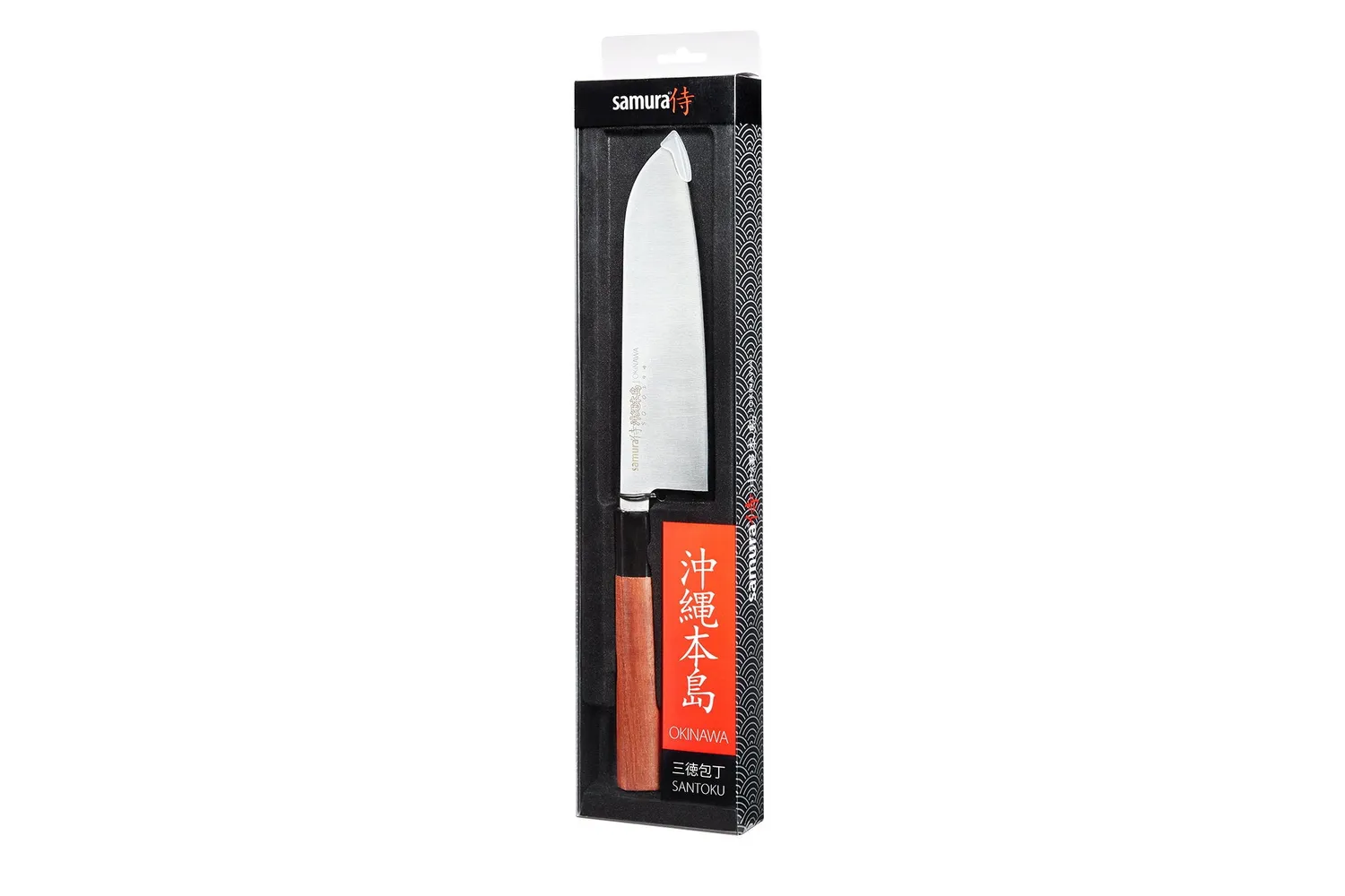 Samura Okinawa SO-0194 coltello santoku 175 mm palissandro