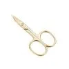 LIVINGO Forbici Unghie Curve 3,5" Oro con Astuccio