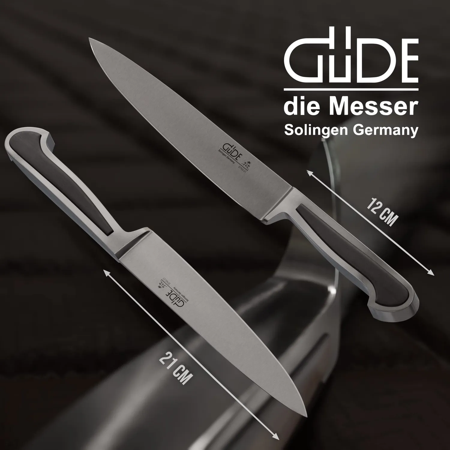 Güde Delta coltello prosciutto 21 cm grenadilla