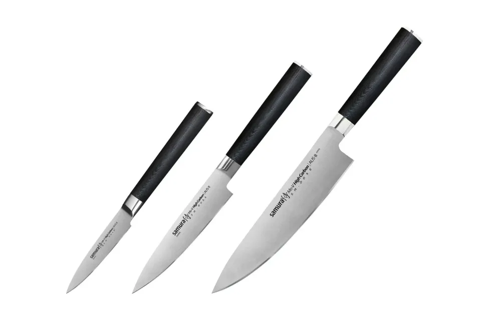 Samura Mo-V SM-0230 set coltelli 3 pezzi AUS-8