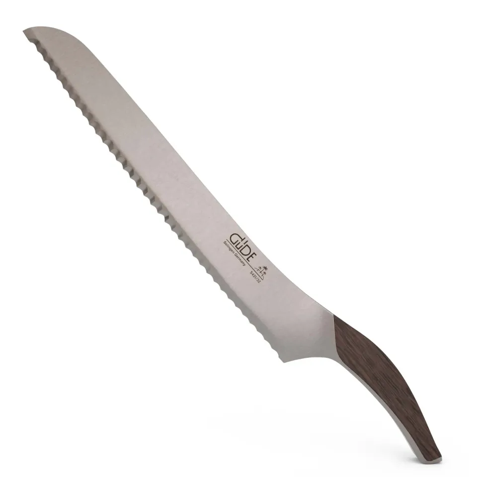 Güde Synchros coltello pane 32 cm quercia affumicata