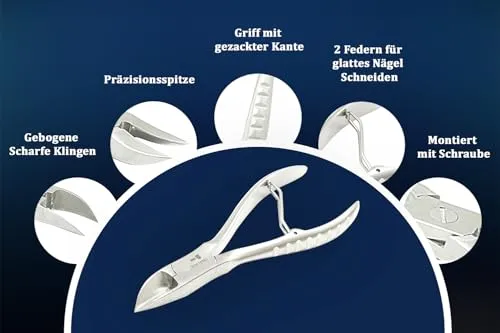 SMI Tronchesino Unghie 12 cm Manicure Pedicure Inox