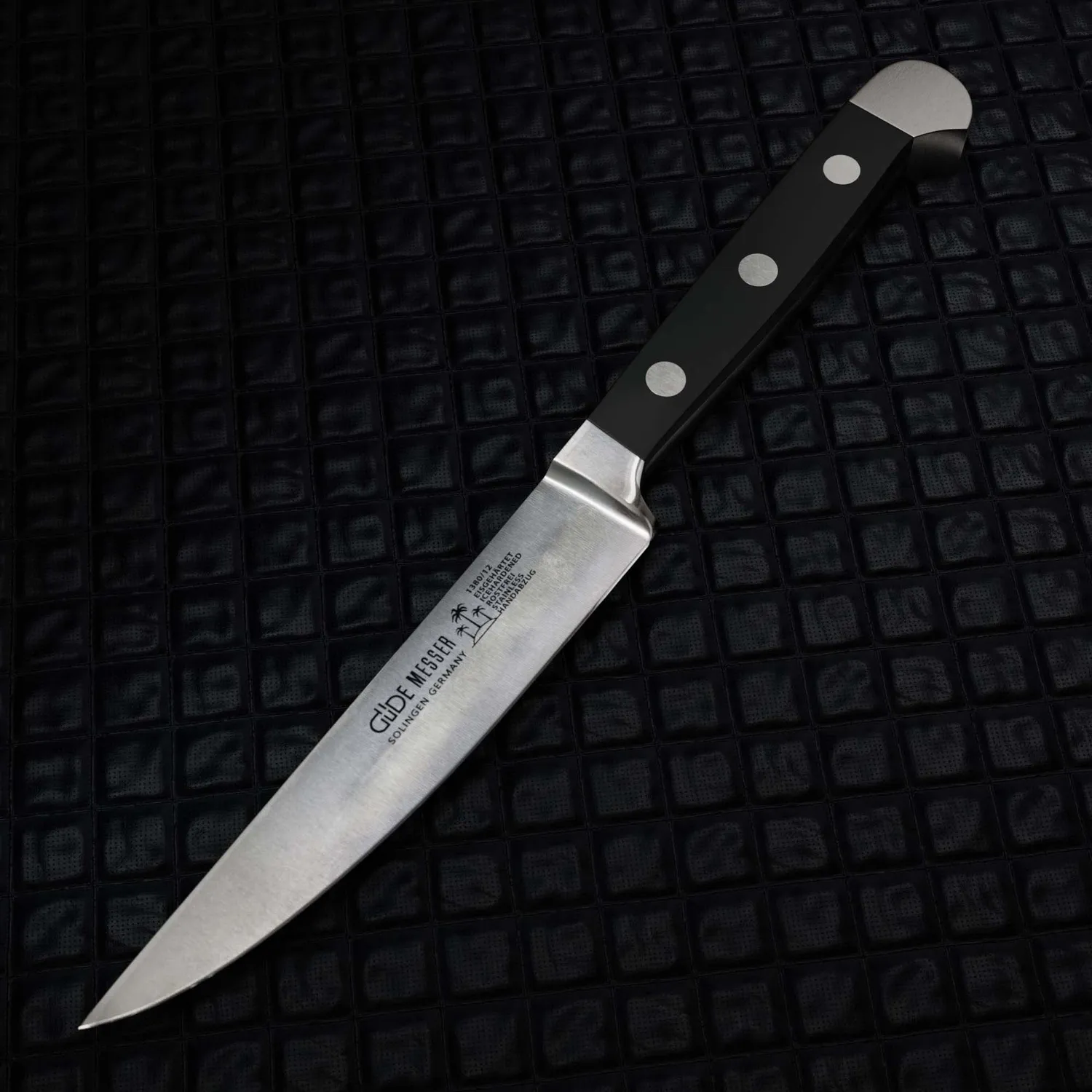 Güde Alpha coltello bistecca 12 cm POM nero
