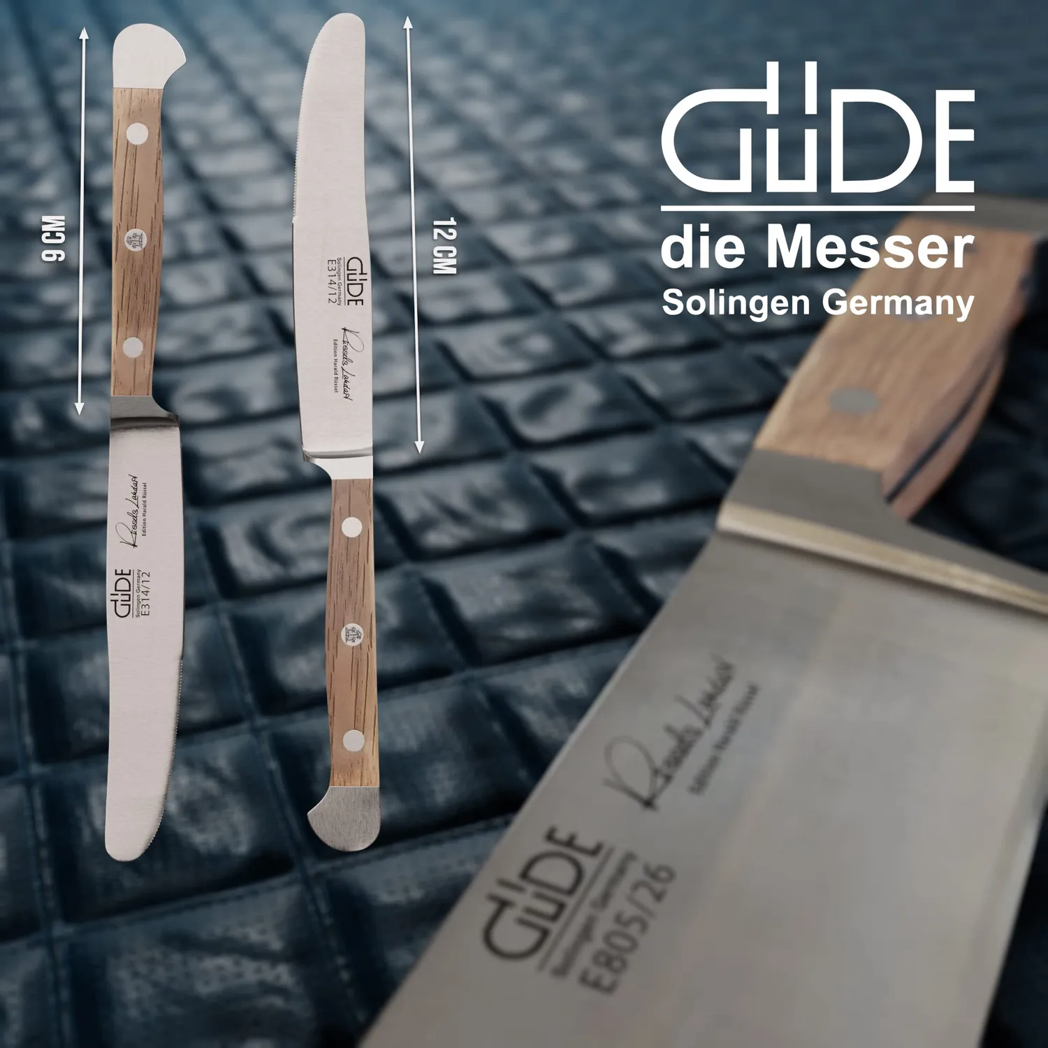 Güde Alpha Fasseiche coltello tavola 12 cm quercia forgiato