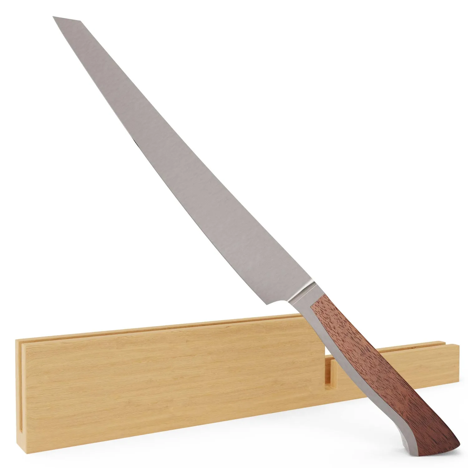 Güde Caminada Santoku 18 cm noce coltello cucina forgiato