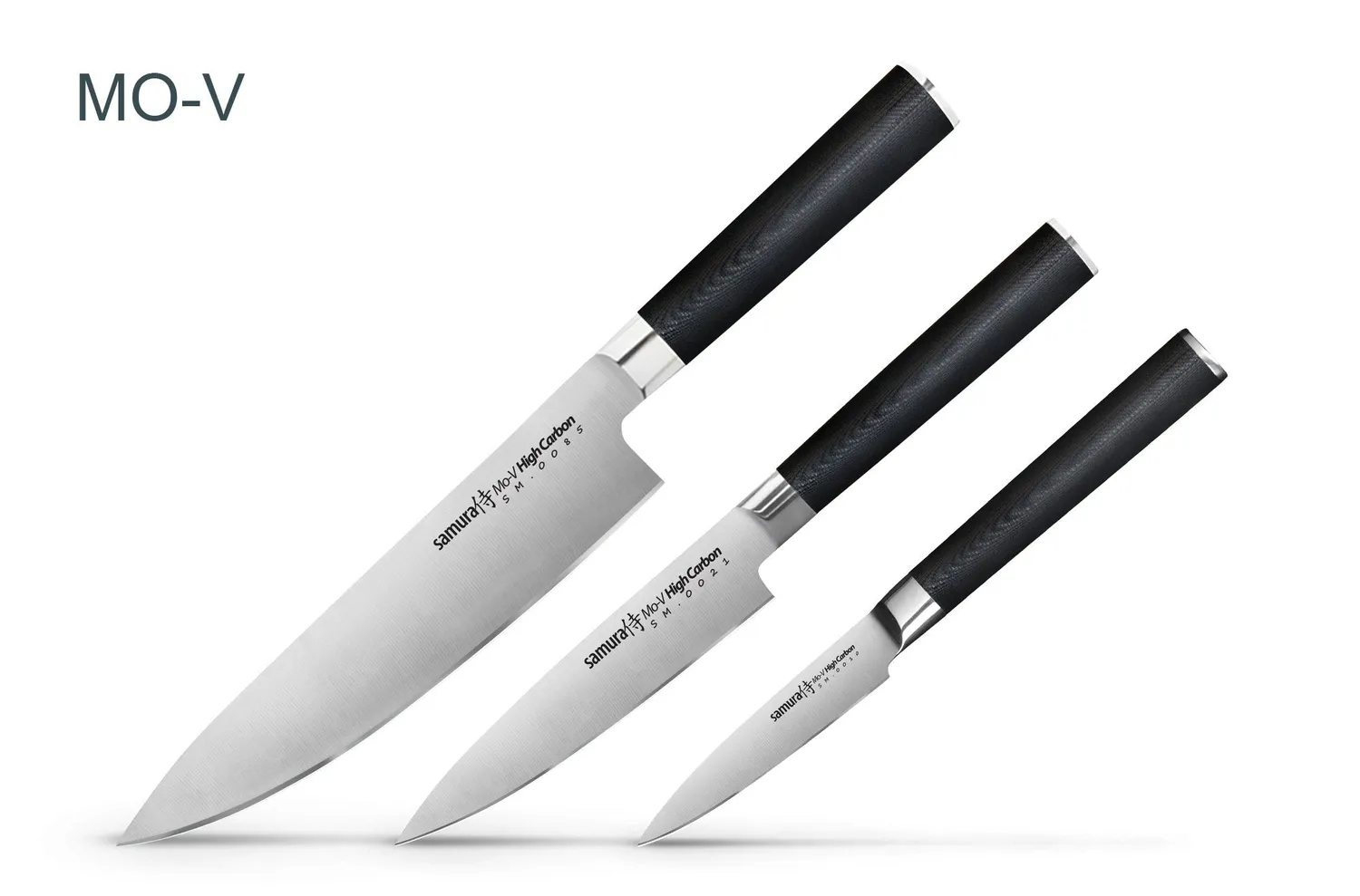 Samura Mo-V SM-0220 set coltelli 3 pezzi AUS-8