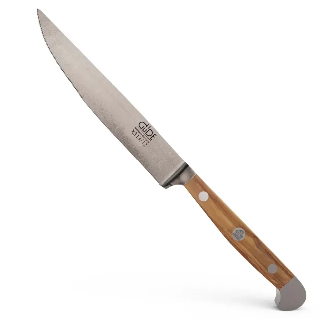 Güde Alpha Olive X313/12 Coltello Bistecca 12 cm Ulivo Forgiato