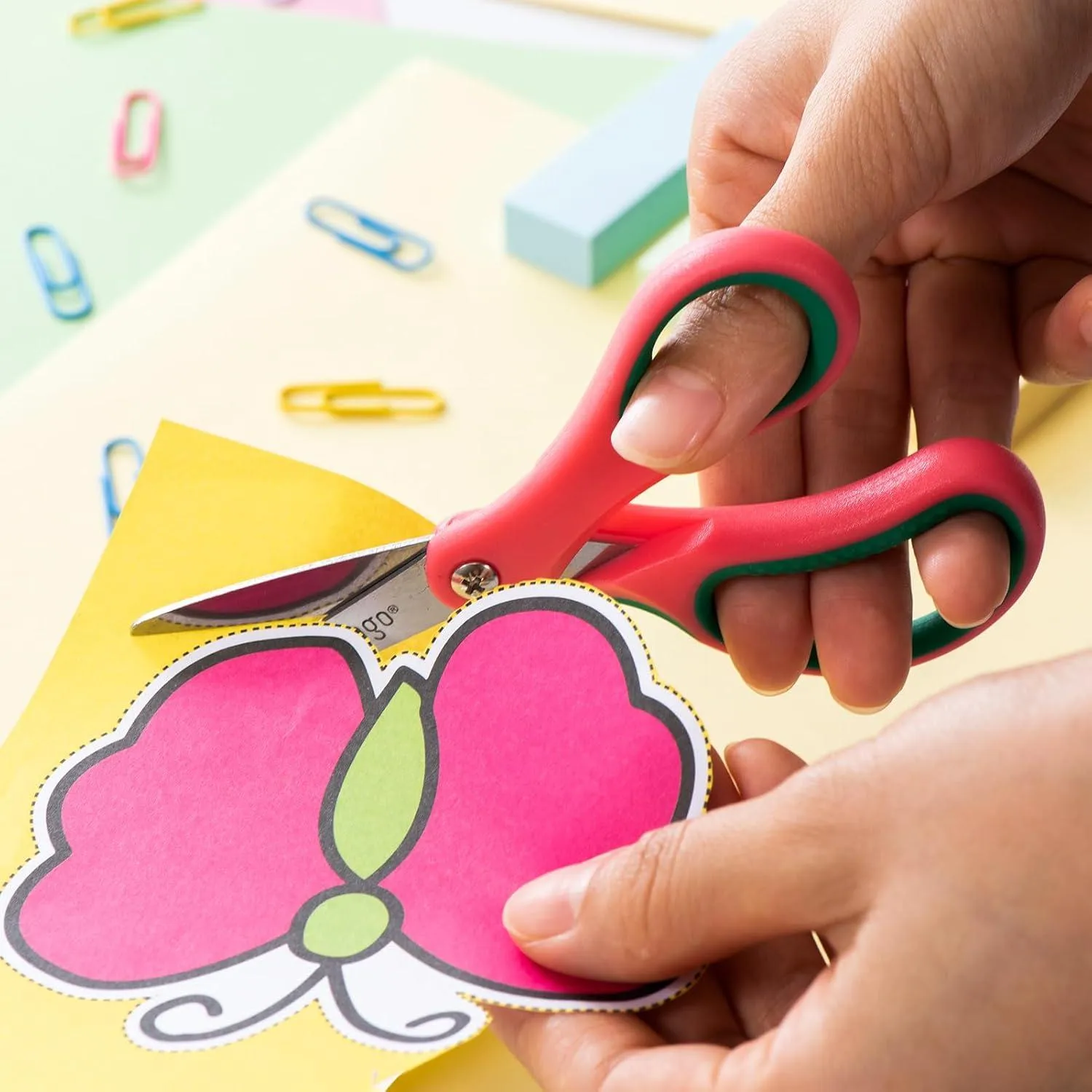 LIVINGO 5" Forbici Bambini Punta Rotonda 3 Pezzi