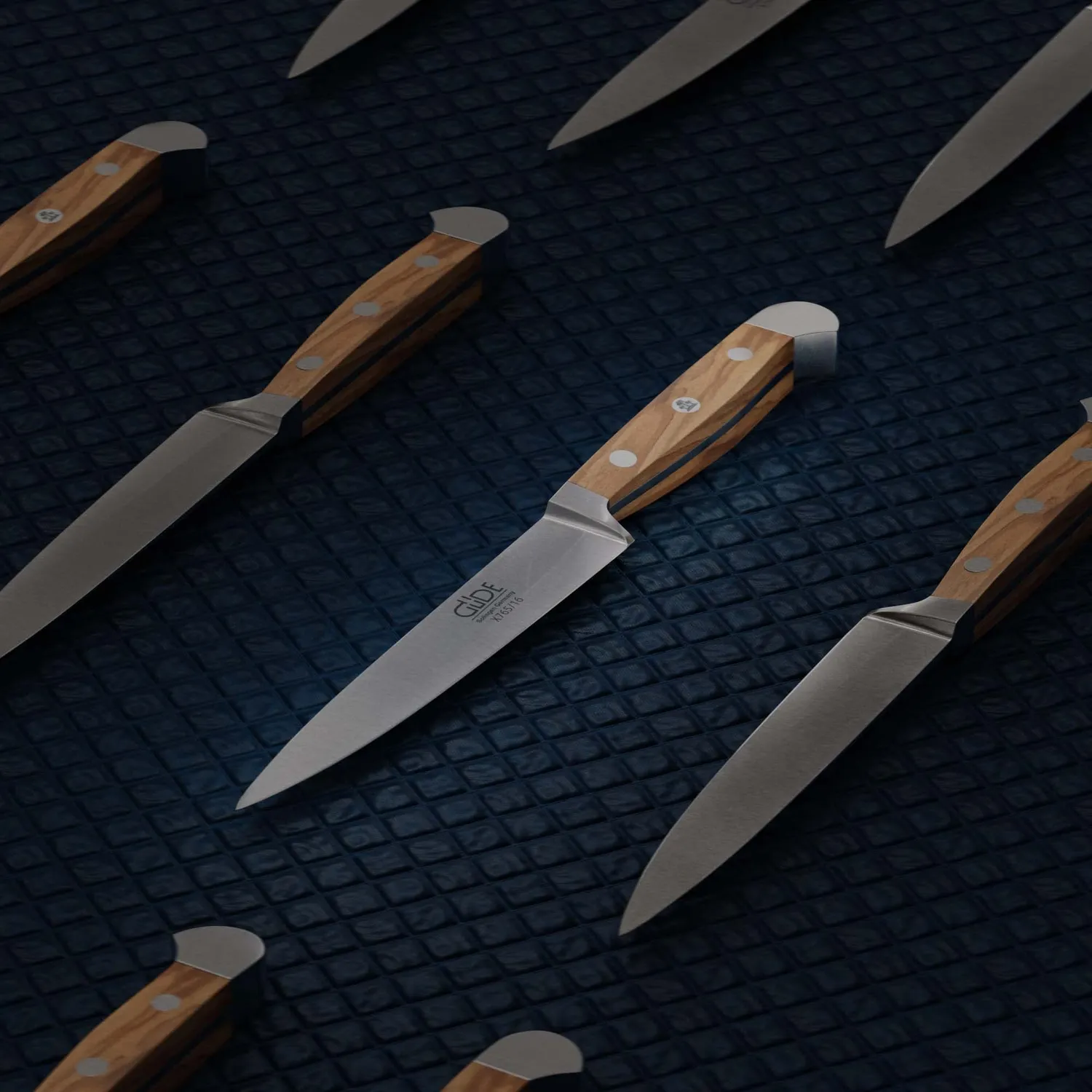 Güde Alpha Olive coltello preparazione 16cm legno ulivo