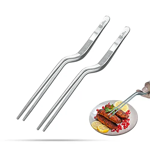 SMI pinze cucina offset 21 cm acciaio 2 pezzi