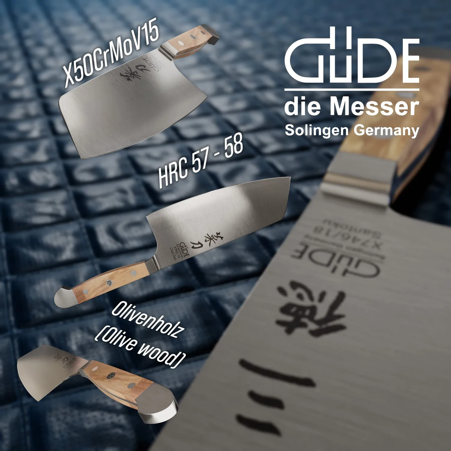 Güde Alpha Olive Chai Dao 16 cm Ulivo Cinese