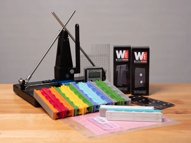 Wicked Edge Pro-Pack III WE130 affilacoltelli base quarzo
