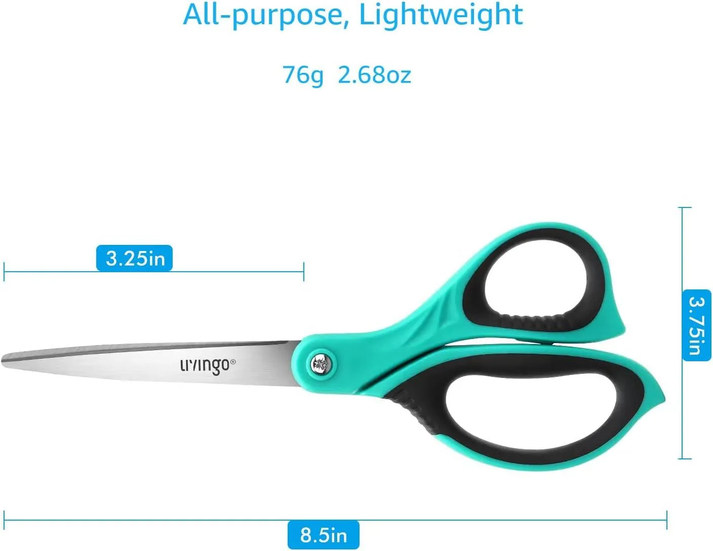 Livingo Forbici Multiuso 8,5 Pollici 3 Pezzi Blu