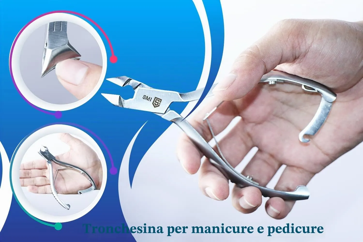 SMI 14 cm tronchesino unghie piedi lama curva