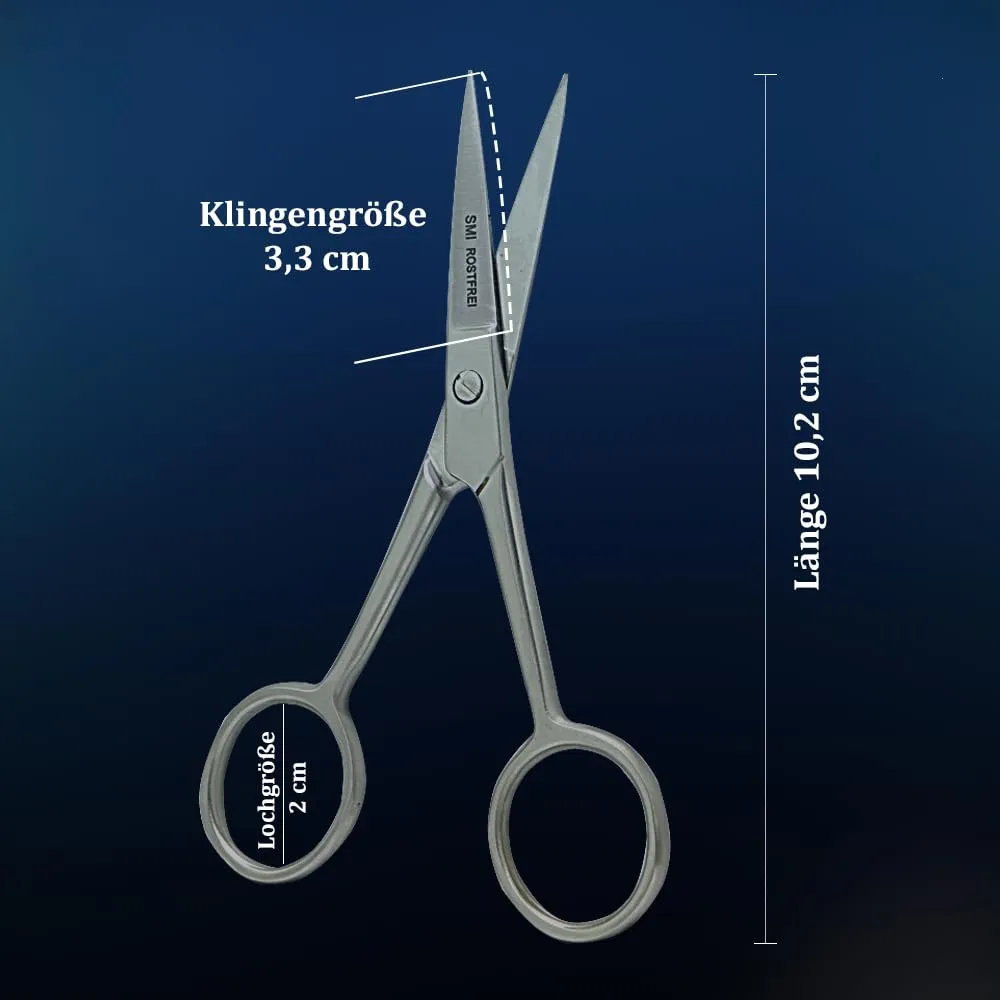 SMI 10 cm forbici baffi barba lama 3,3 cm