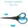 Livingo 8" forbici ufficio antiaderenti 2 pezzi blu