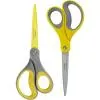 LIVINGO Forbici Ufficio 8" Antiaderenti 2 Pezzi Titanio