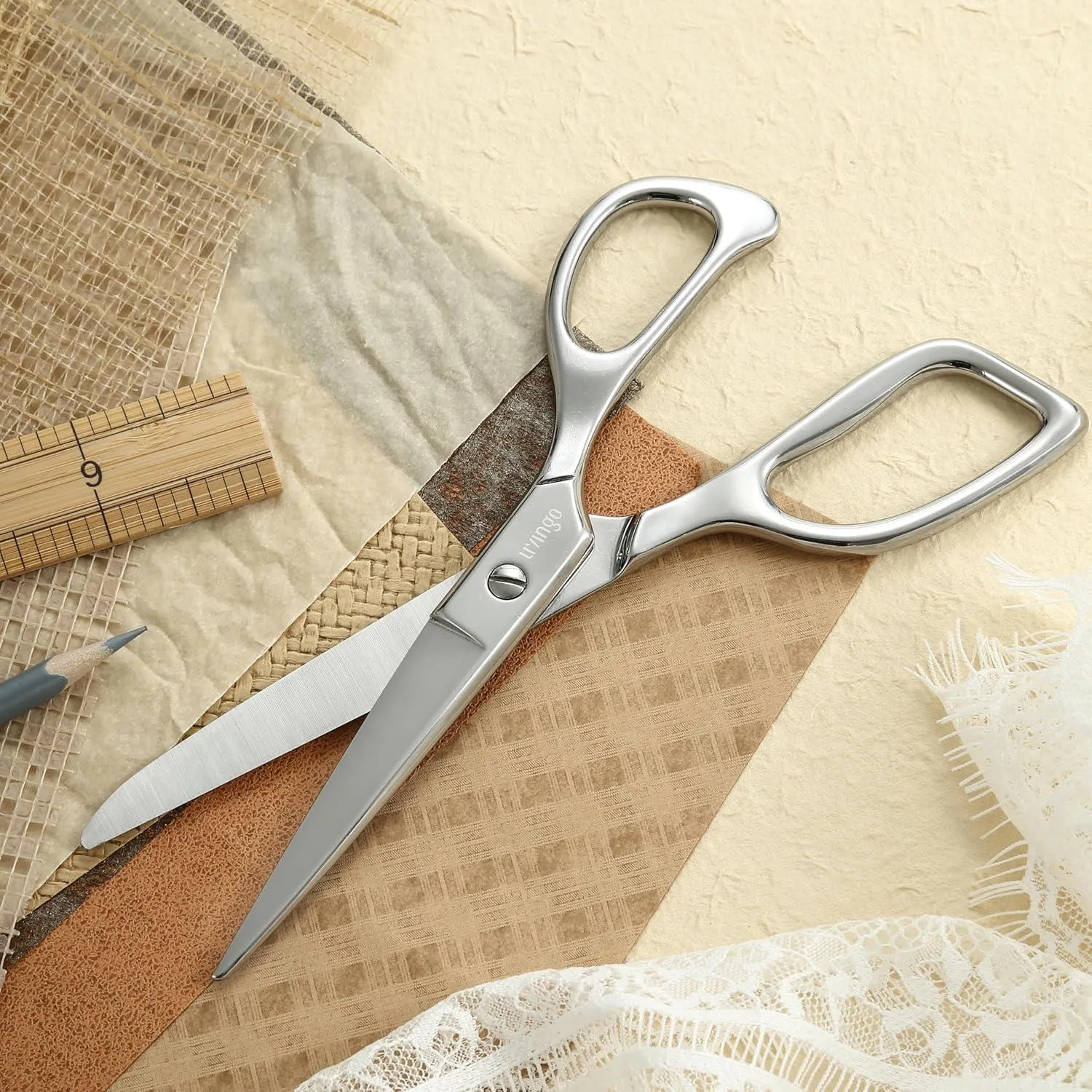 LIVINGO Forbici Sarto Forjate 7" Tessuto Carbonio