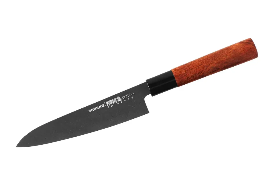 Samura Okinawa Gyuto coltello cucina legno 170 mm