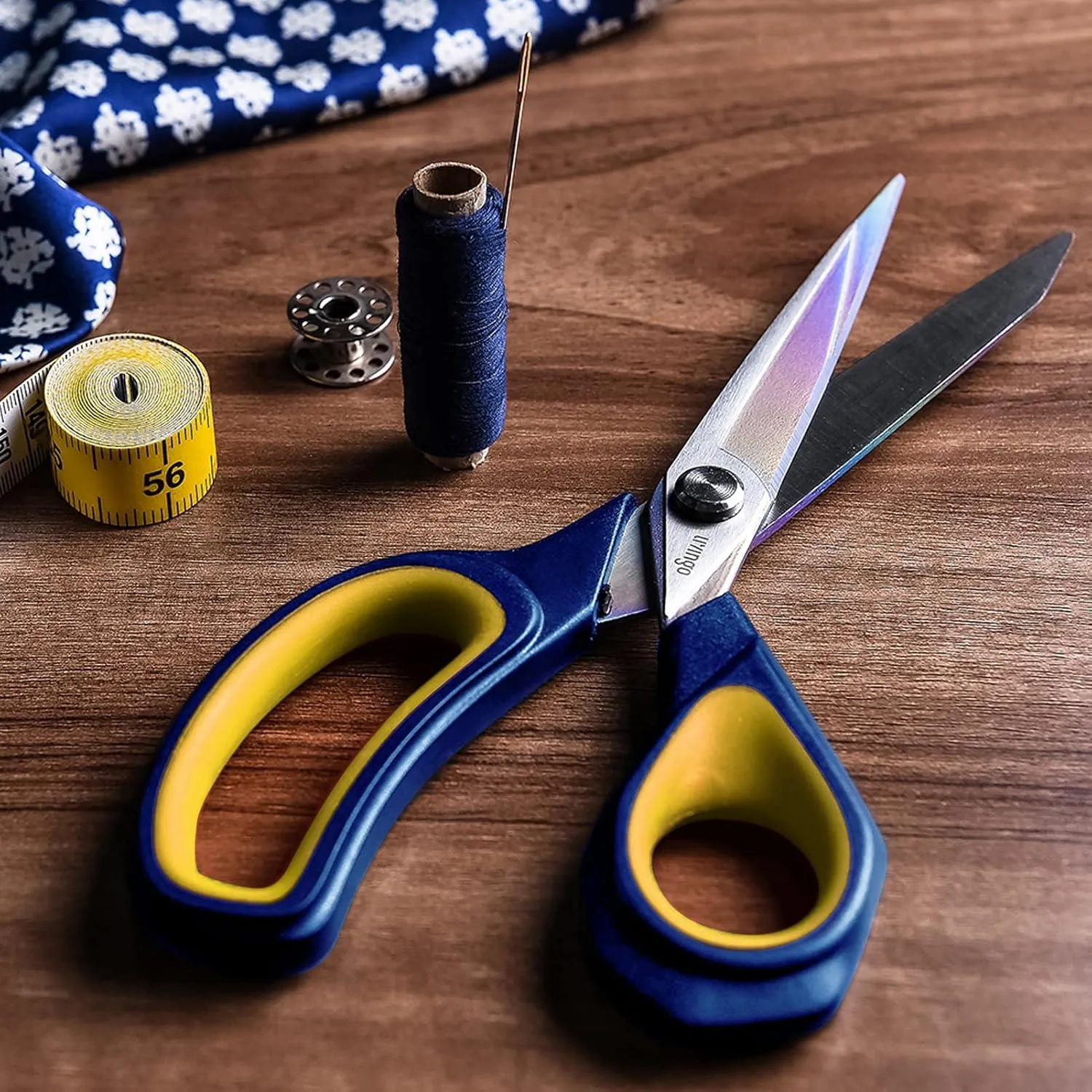 LIVINGO forbici sarta 9,5” titanio blu navy