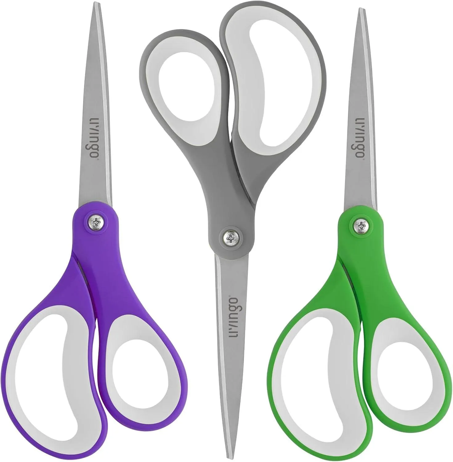 LIVINGO Forbici Ufficio 8" Multiuso Confezione 36 Pezzi