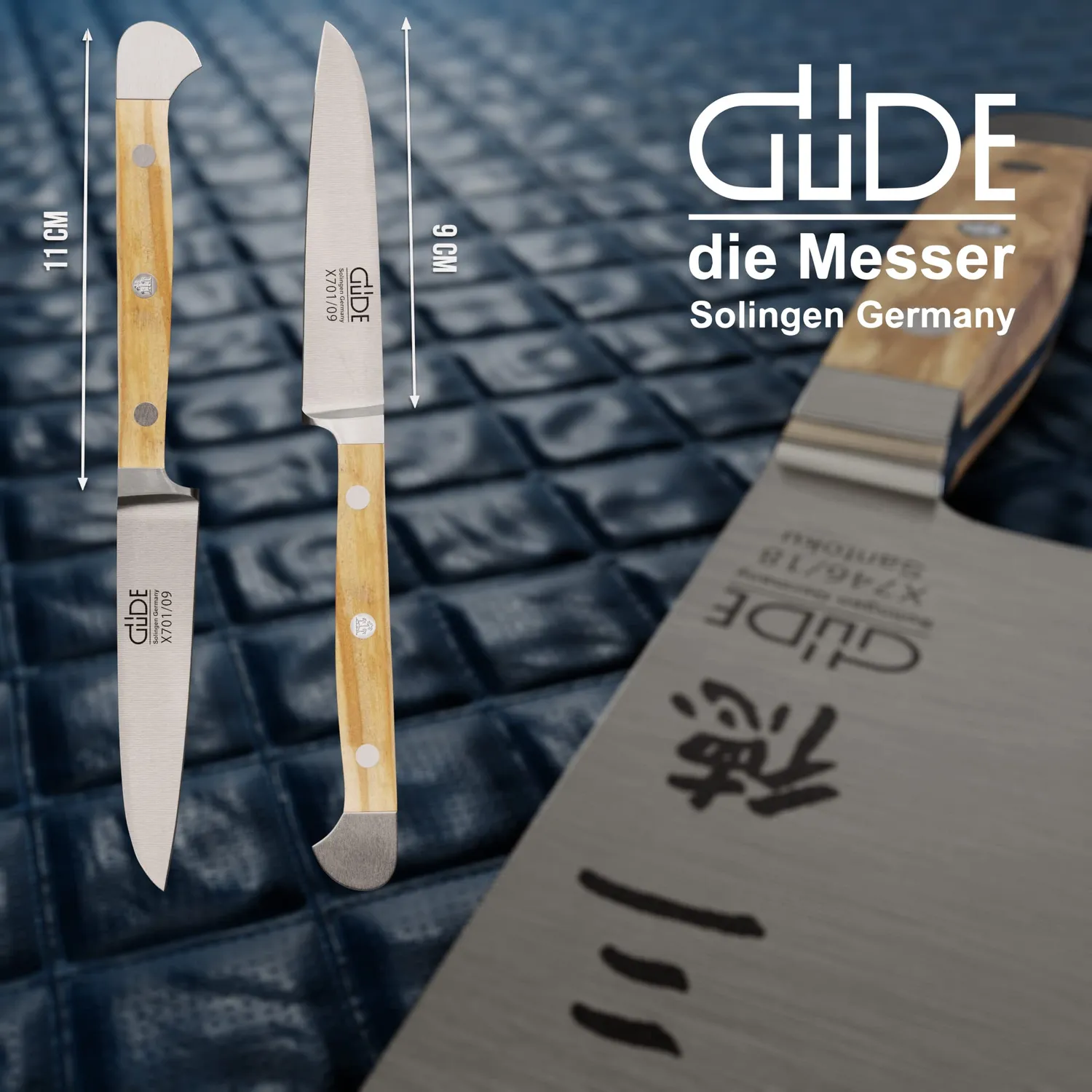 Güde Alpha-Olive Spelucchino 9 cm legno d'ulivo