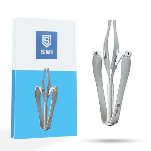 SMI Pinzetta Sopracciglia automatica 10 cm acciaio inox