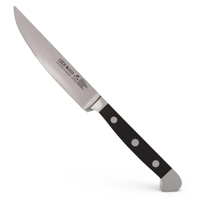 Güde Alpha Coltello Bistecca 12 cm Porterhouse POM Nero