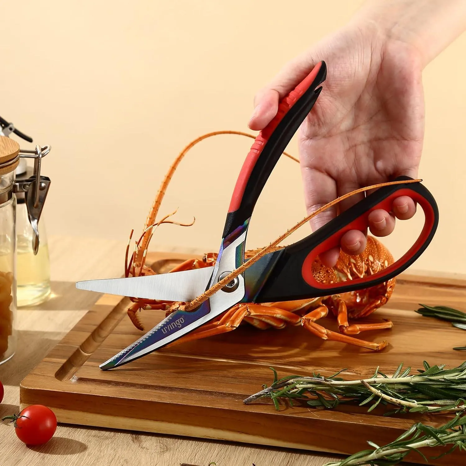 LIVINGO Cesoie Pollo 9.5" Titanio Inox Antiruggine